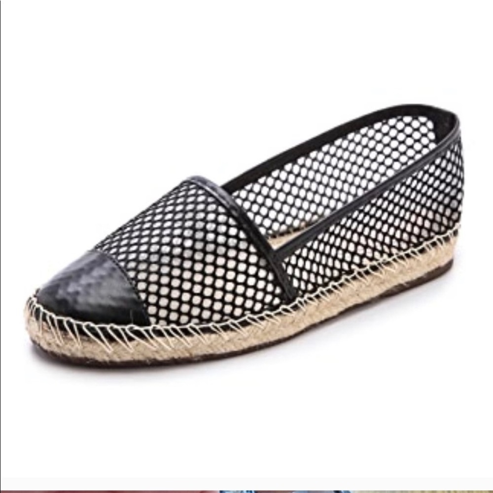 Summer Most!!!☀️SCHUTZ black mesh espadrilles ⚡️